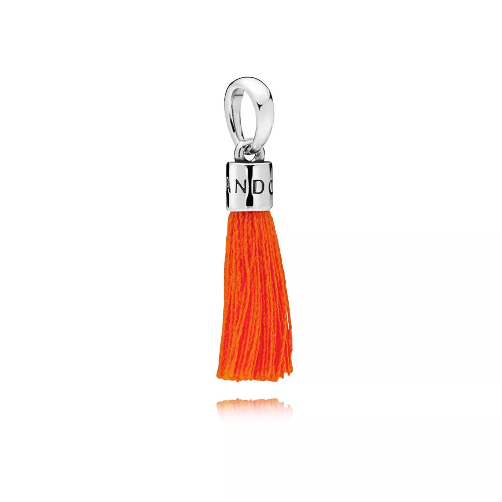 Pingente PANDORA Tassel Laranja - 797212COE